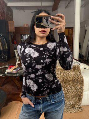 90s Vintage Brown Cashmere Sweater Crewneck Quiet Luxury Minimalist